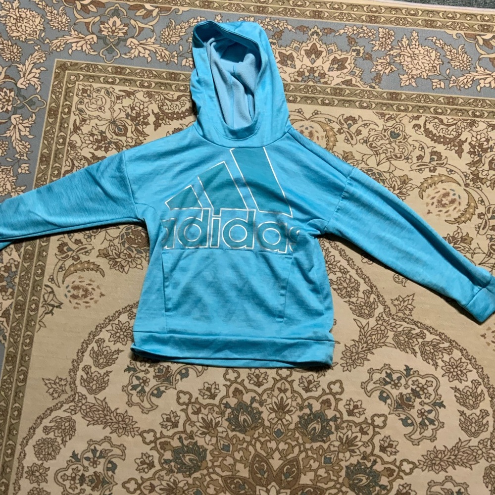 (Girls 10) blue hoodie